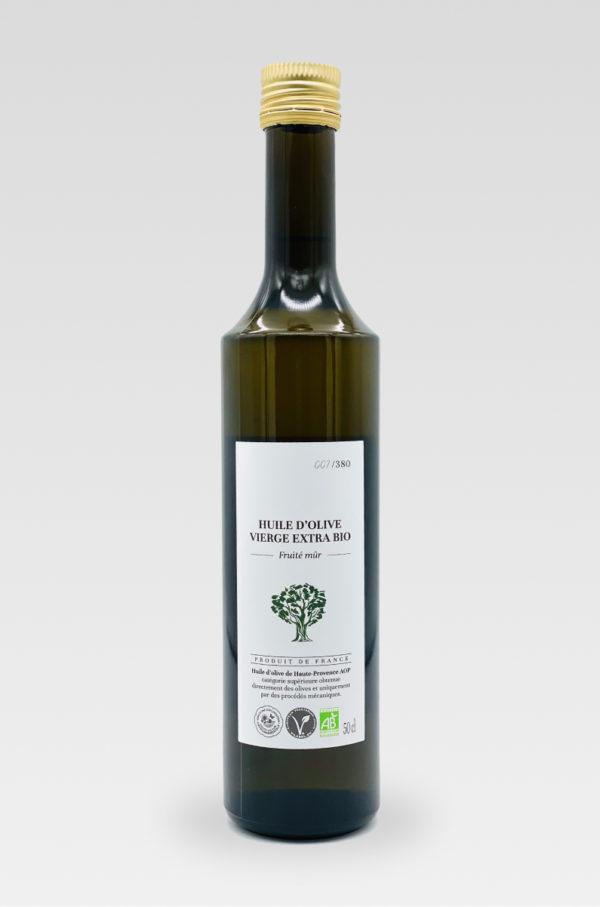 Huile d’Olive Bio – AOP Haute Provence – Fruité Mûr