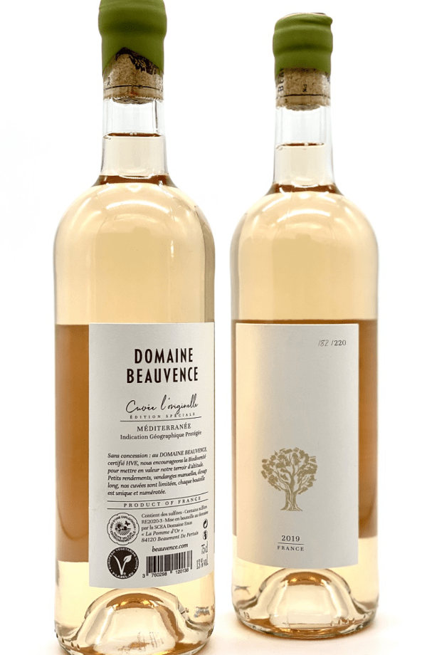 Vin rosée biologique, L'Originelle, 2019