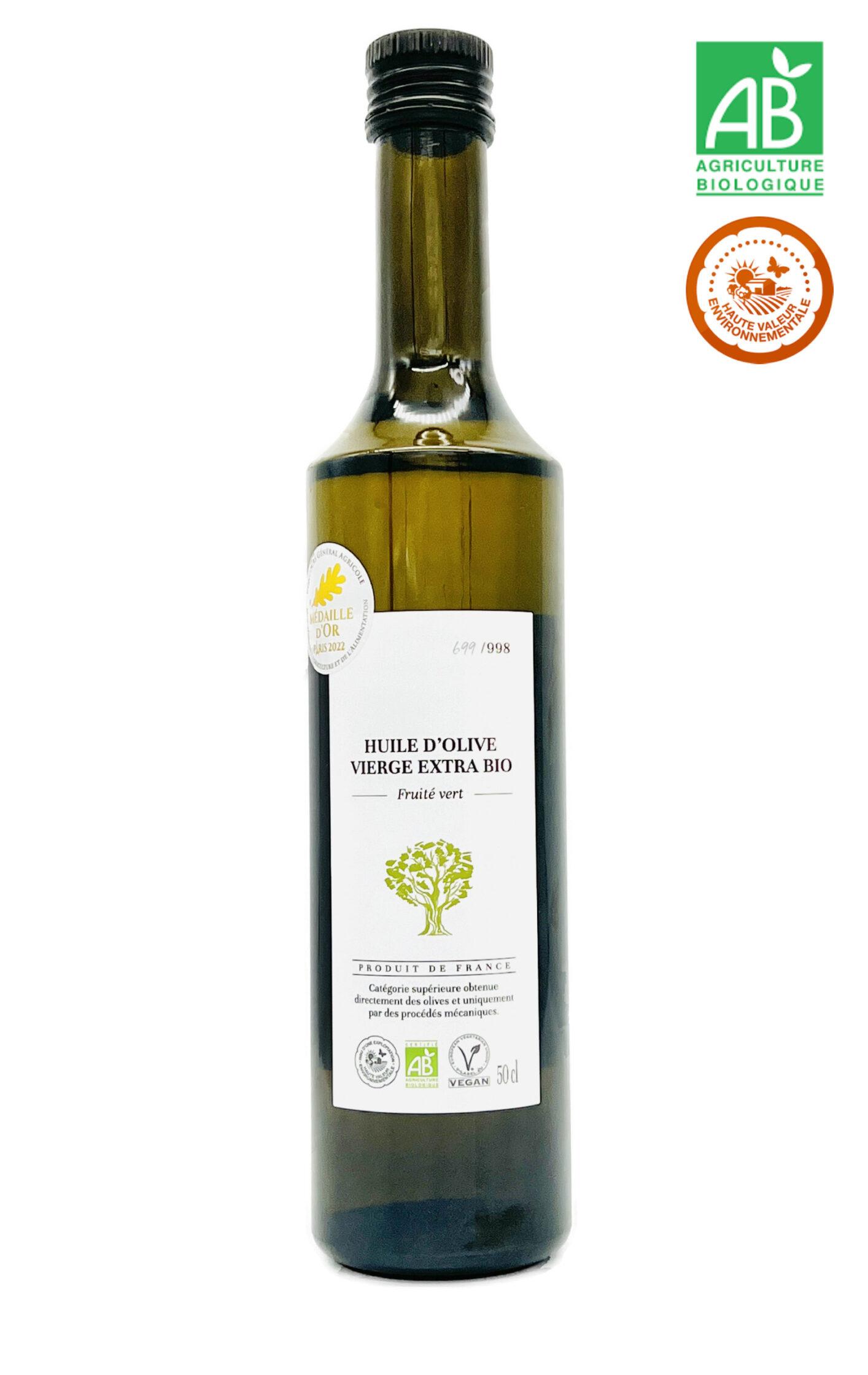 Huile d'Olive BIO du Luberon - Fruité Vert